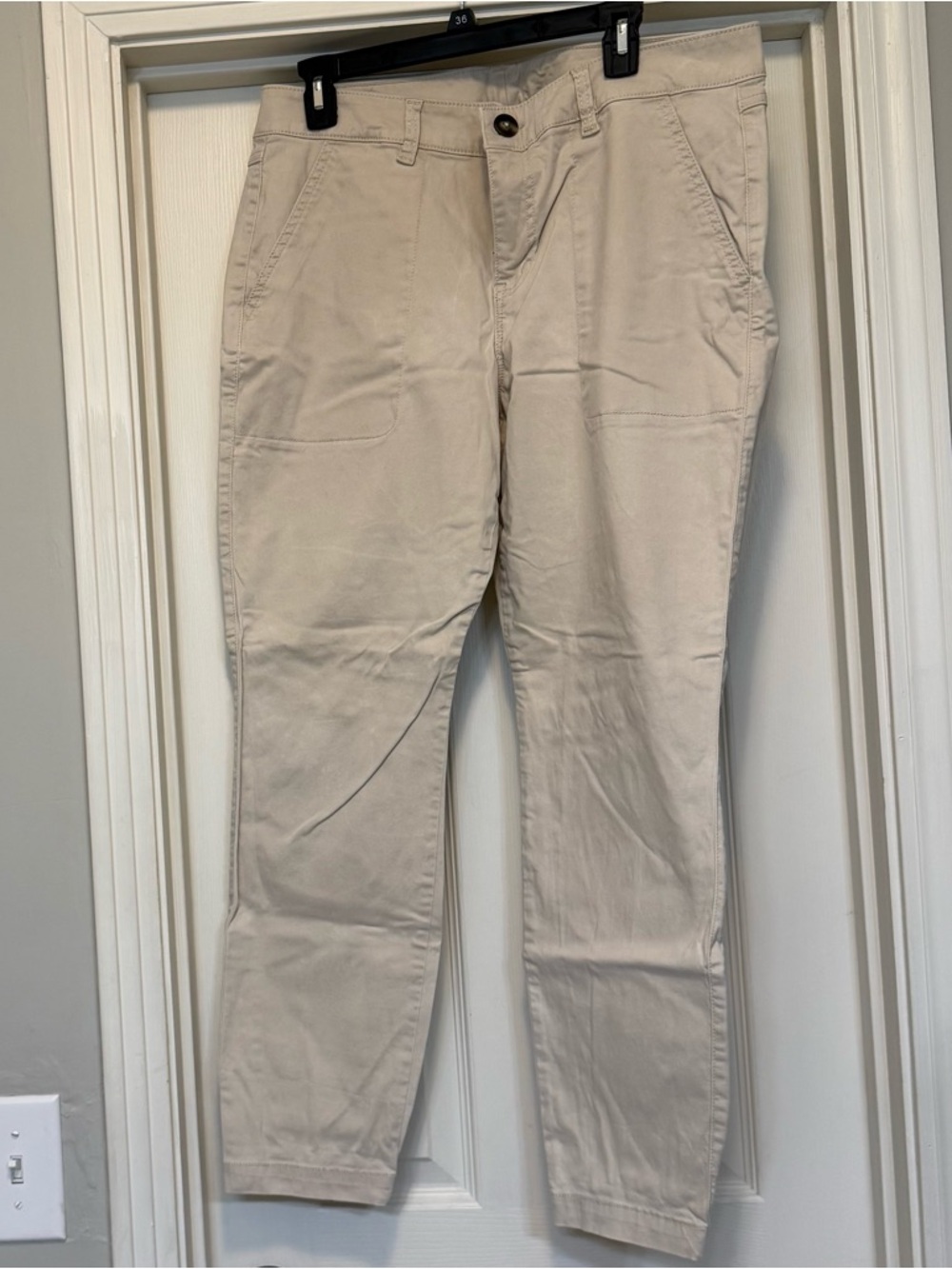 CAbi The Hutton Pants Light Beige Style #5178